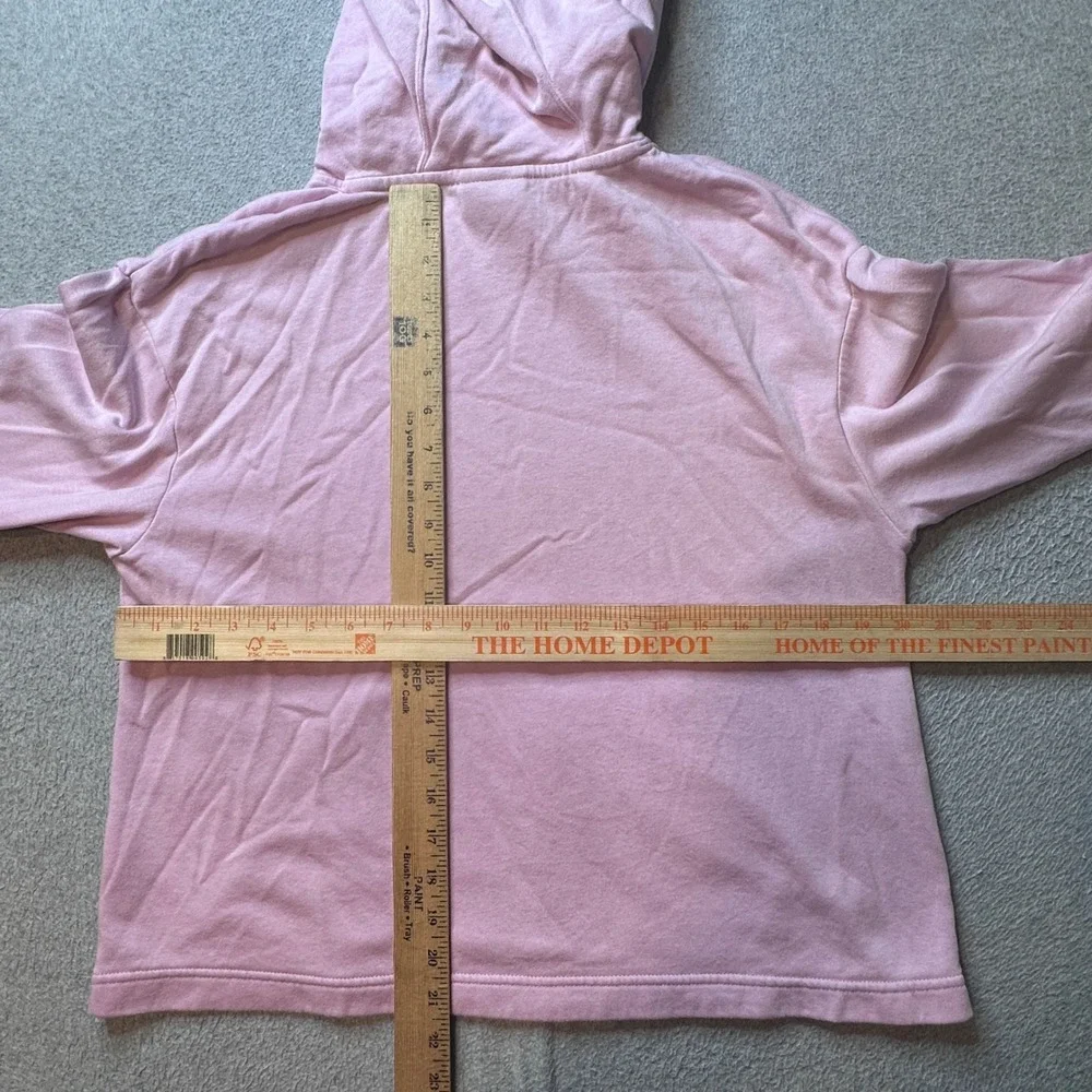 Nike Hoodie Womens S Pink‎ CU6490-676 Sportswear Gold Foil Logo Sweatshirt